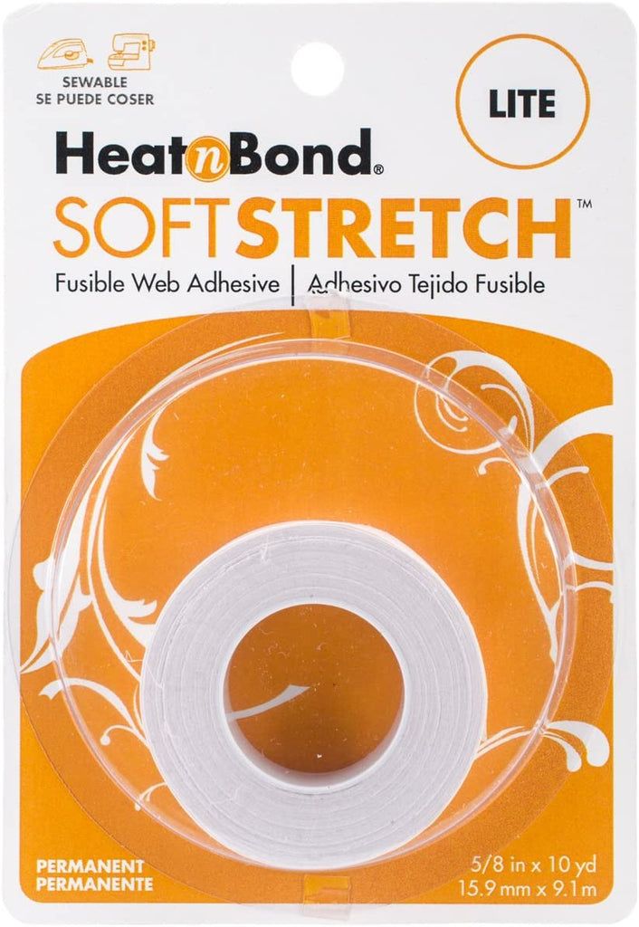 HeatnBond - Sewable Soft Stretch Lite - Iron-On Adhesive - 5/8 x 10 y